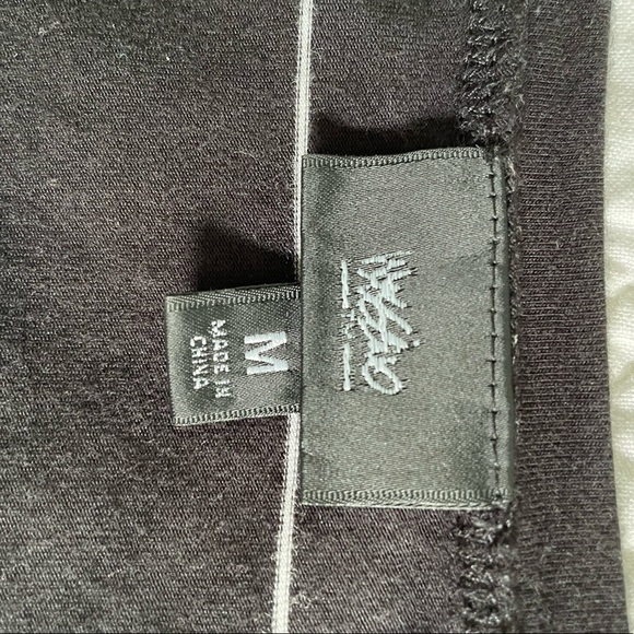 Messimo Knit Dress with asymmetrical hem. Gently used. Size M. Rayon & spandex. - Picture 3 of 5